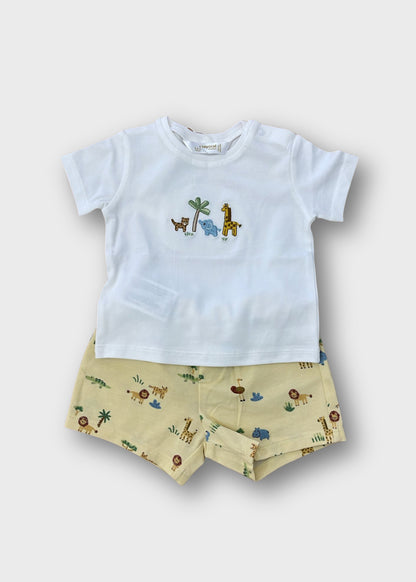 completino neonato cotone corto