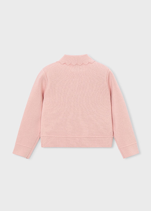 giacca bimba tricot collo