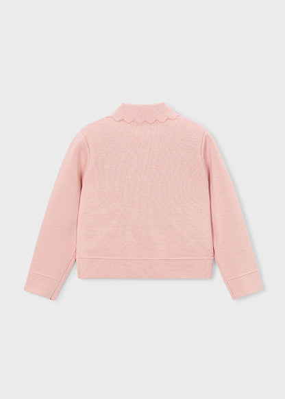 giacca bimba tricot collo