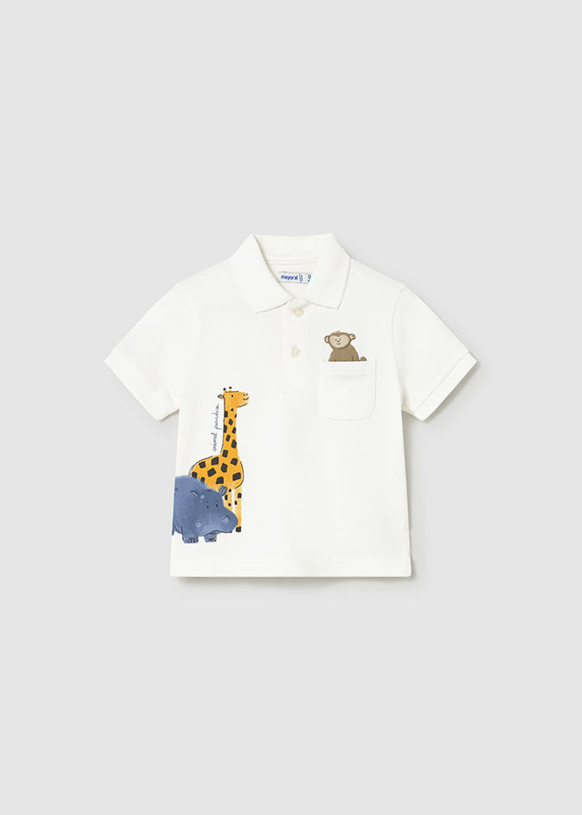 maglia polo neonato m/corta