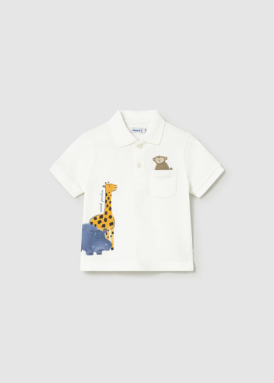 maglia polo neonato m/corta