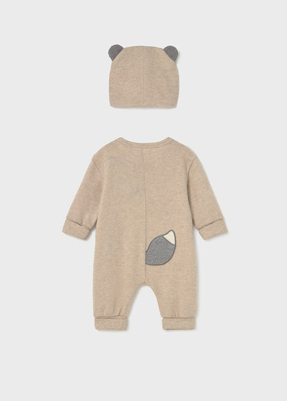 tutina neonato felpa+cappello