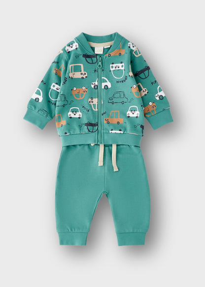 completo neonato cotone lungo