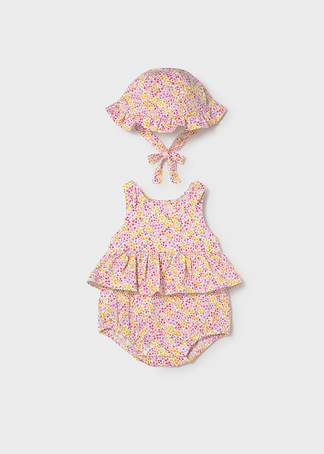 pagliaccetto+cappellino neonata