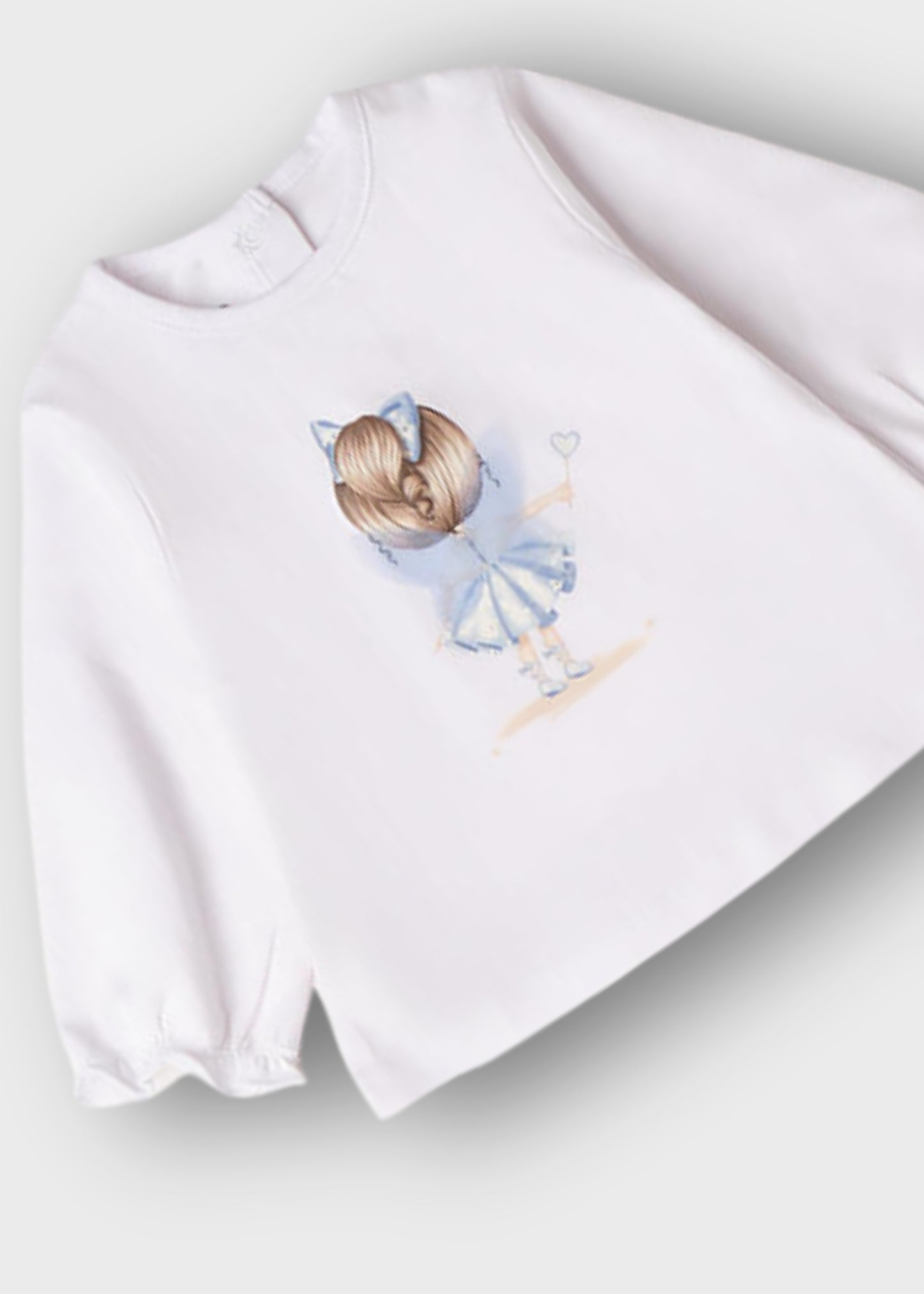 t-shirt neonata cotone lunga