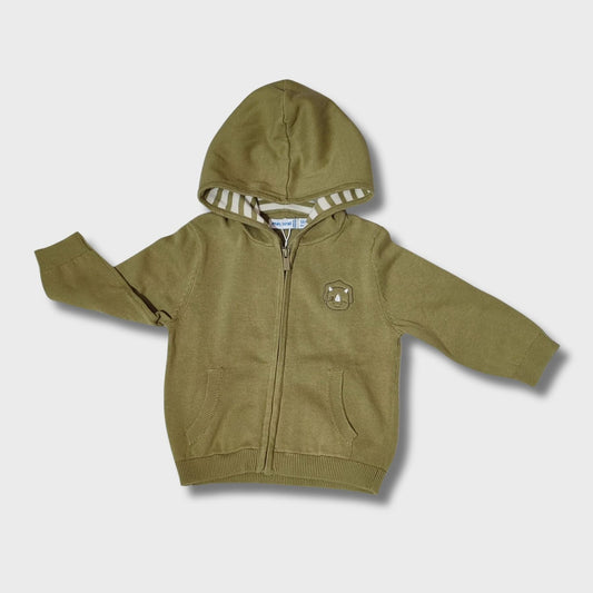 Felpa cappuccio full zip