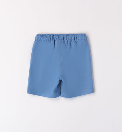 Bermuda in cotone con coulisse in vita