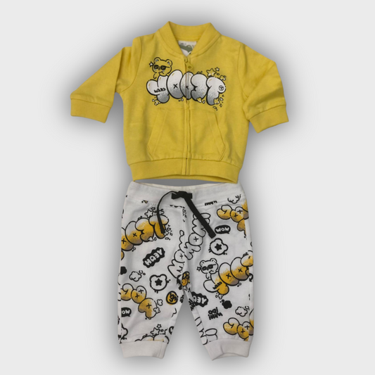 completo neonato cotone lungo
