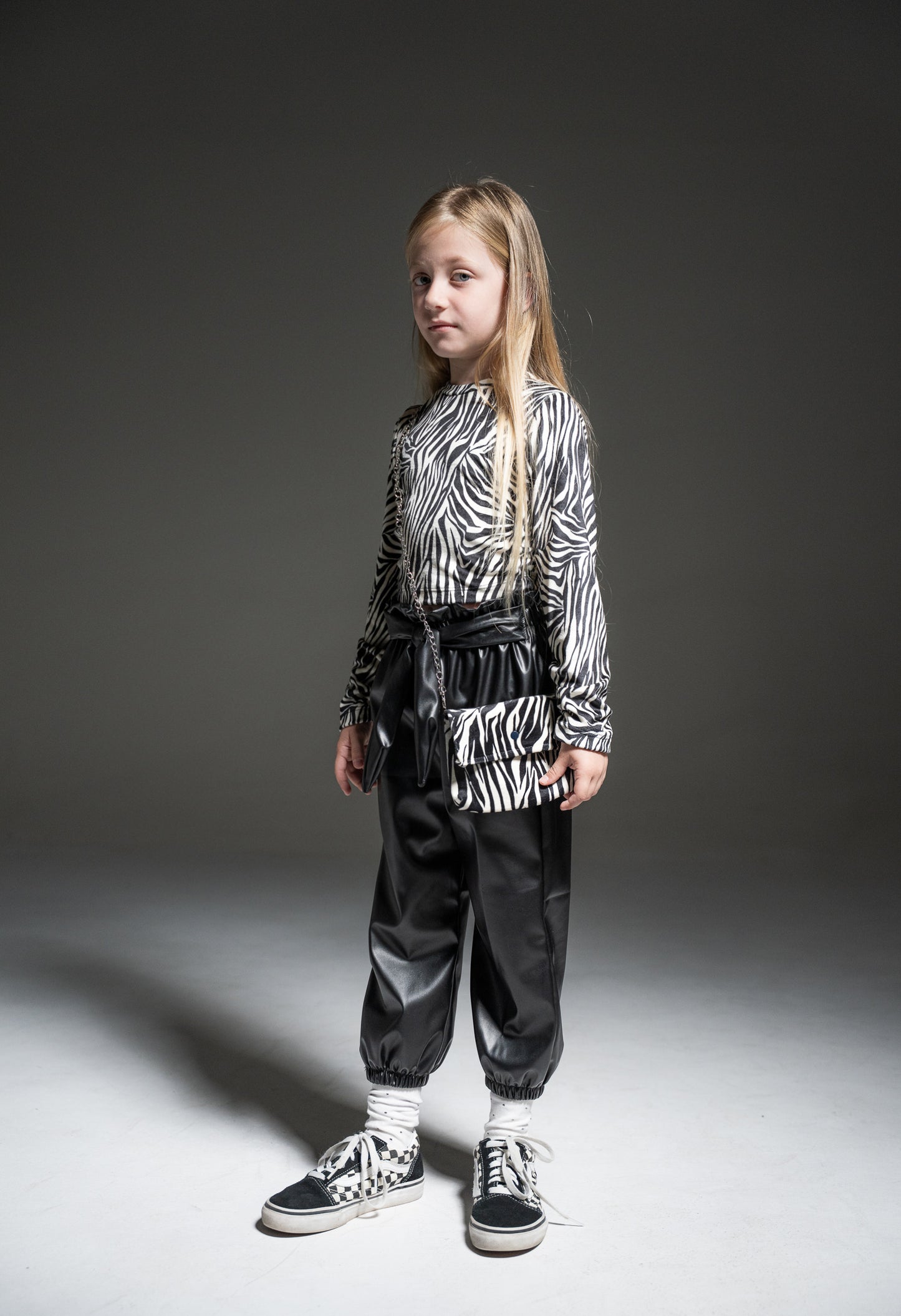 completo bimba pant ecopelle
