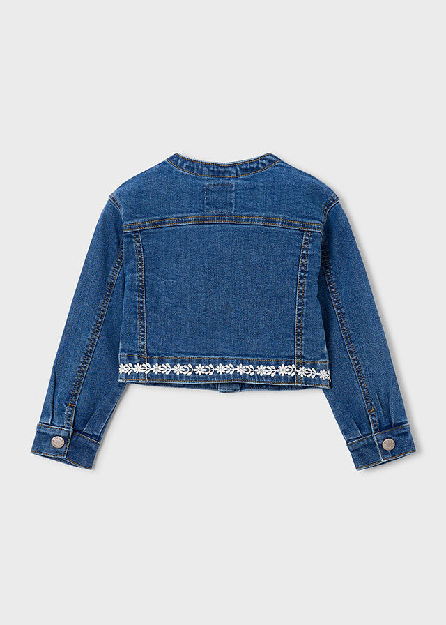 giubbino bimba jeans denim