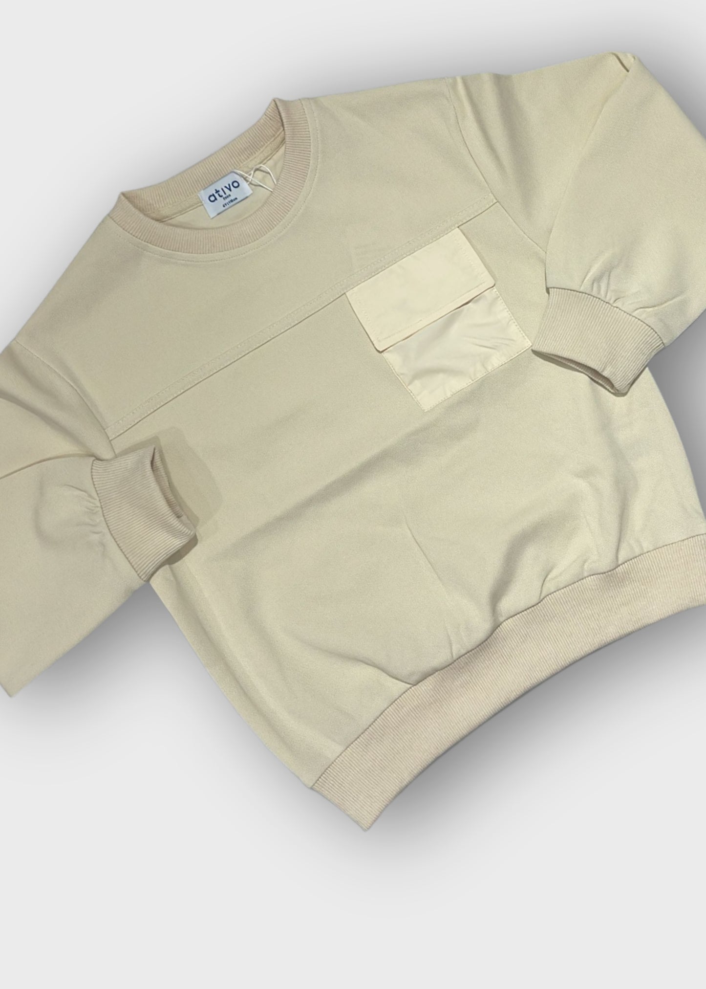 maglia bimbo cotone tasca