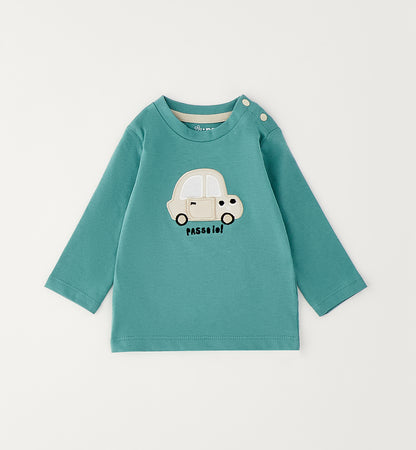 t-shirt neonato cotone lunga