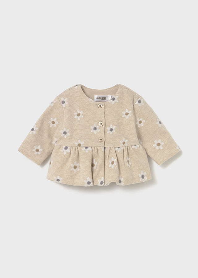 completino neonata felpa 3/pz