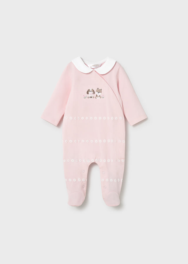 tutina neonata cotone lunga