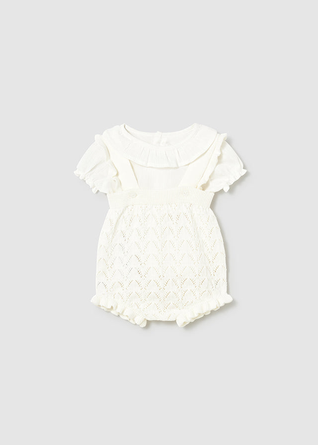 completino neonata salopette