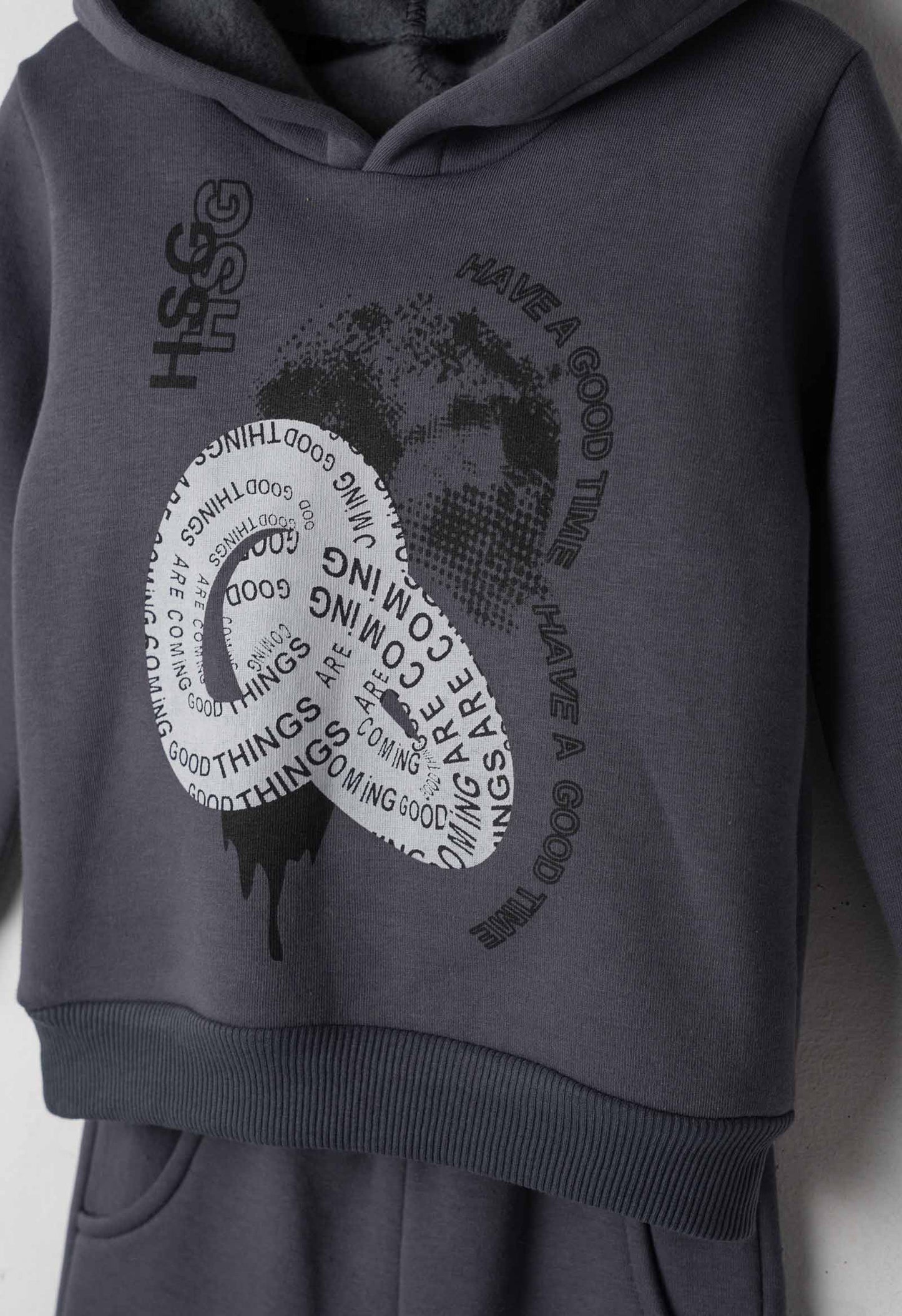 completo bimbo felpa cappuccio