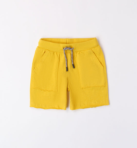 bermuda bimbo cotone tasche