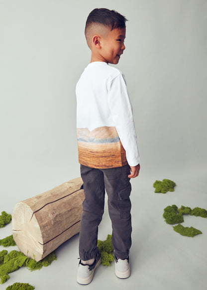 maglia bimbo caldocotone stampa cavalli