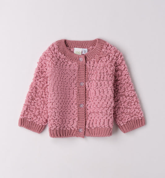 cardigan neonata boucle'