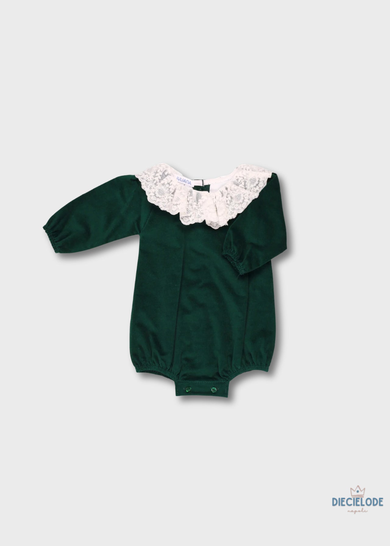 tuta neonata velluto