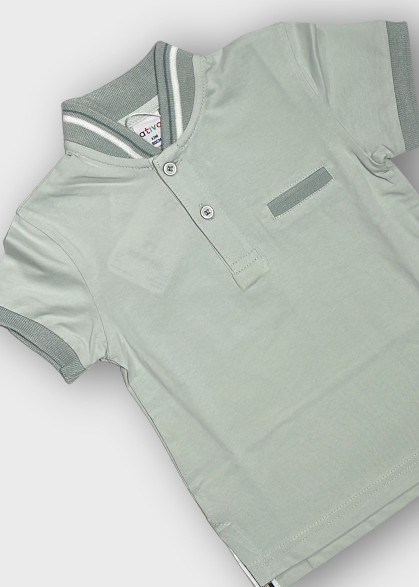 maglia neonato polo m/corta