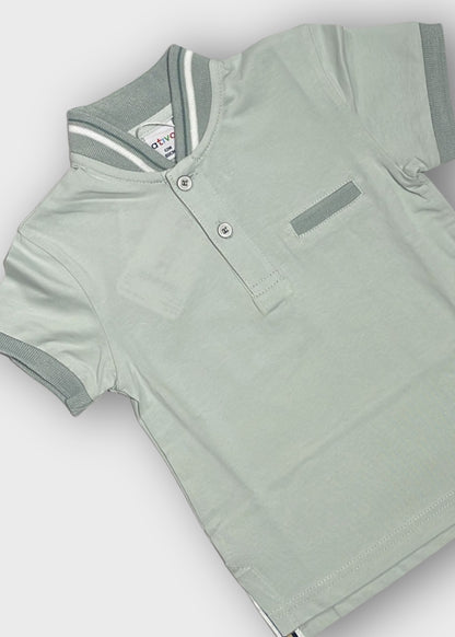 maglia neonato polo m/corta