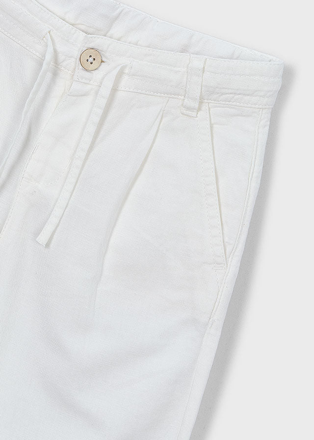 pantaloni bimbo lunghi lino