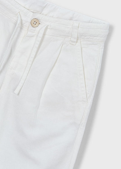 pantaloni bimbo lunghi lino