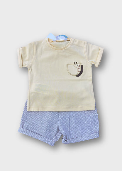 completino neonato cotone corto