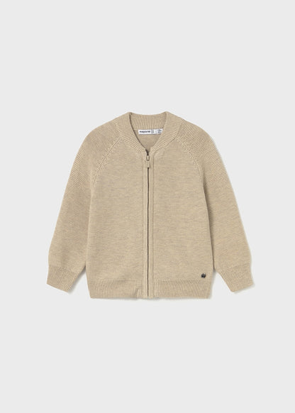cardigan neonato tricot cerniera