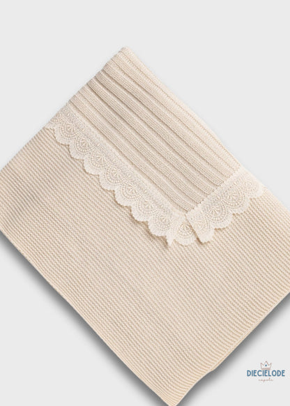 completino neonato tricot +cuffietta e babbucce