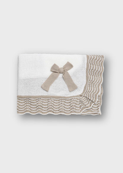 copertina neonato tricot