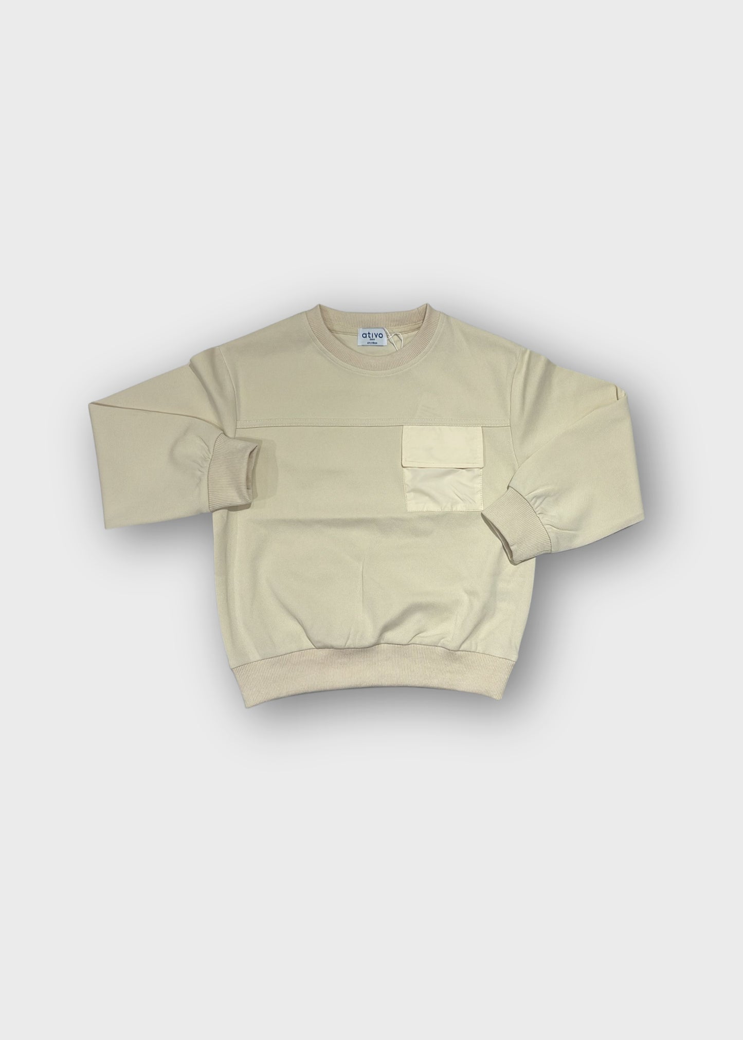 maglia bimbo cotone tasca