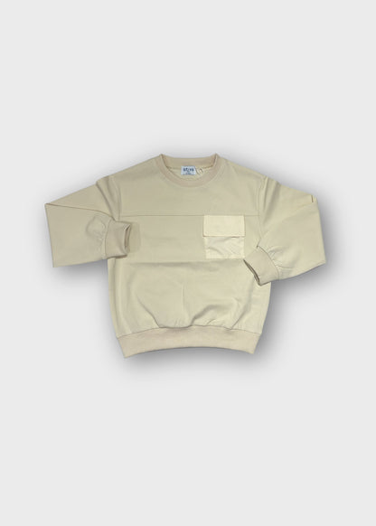 maglia bimbo cotone tasca