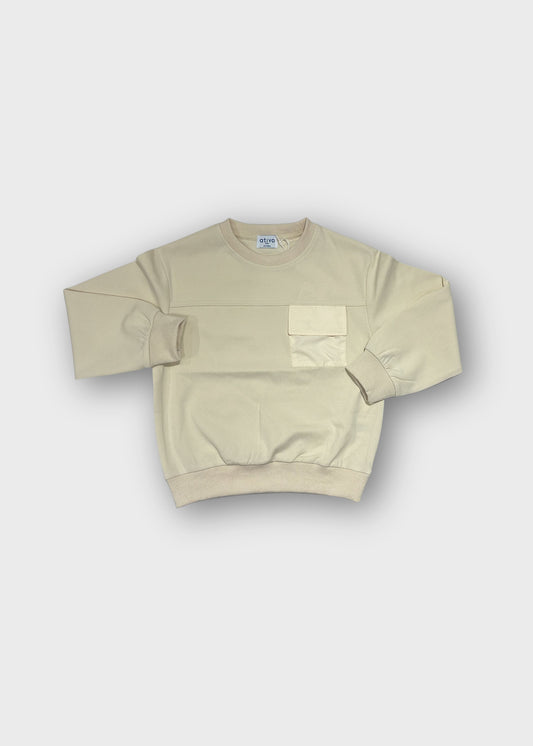 maglia bimbo cotone tasca