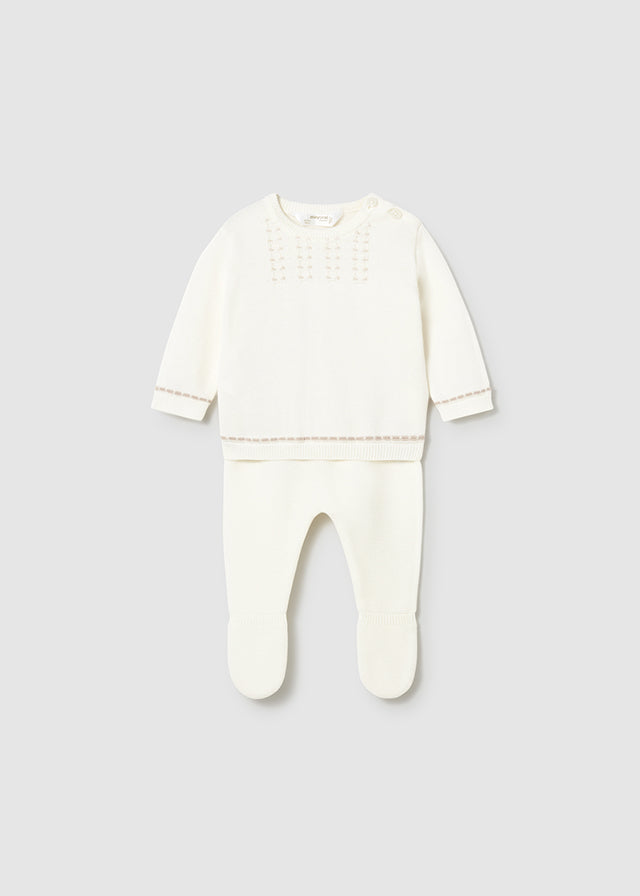 completino neonato tricot lungo