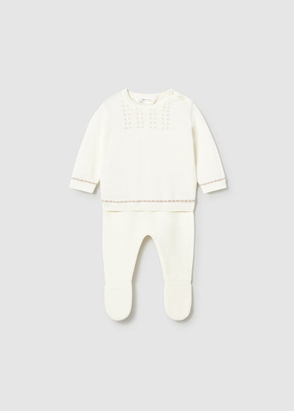 completino neonato tricot lungo