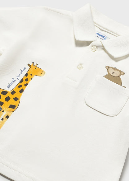 maglia polo neonato m/corta