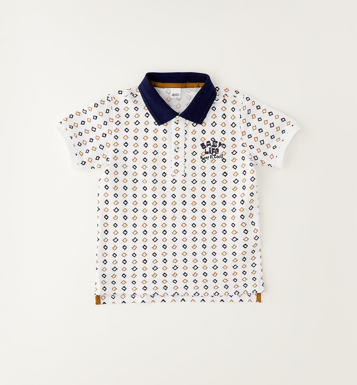 maglia polo bimbo m/corta fantasia