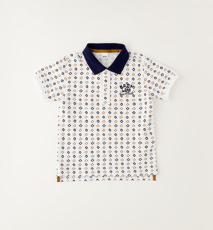 maglia polo bimbo m/corta fantasia