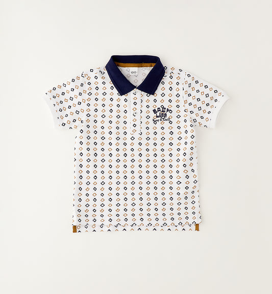 maglia polo bimbo m/corta fantasia