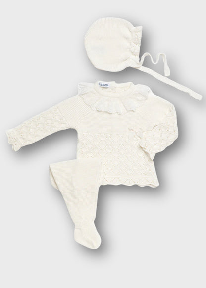completino neonata tricot lungo