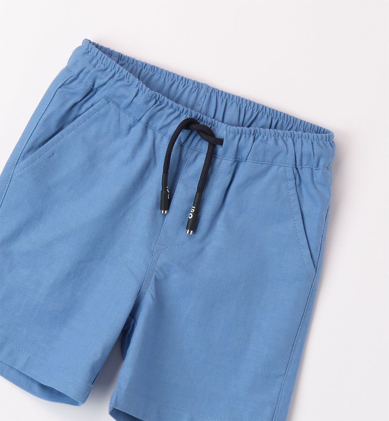 Bermuda in cotone con coulisse in vita