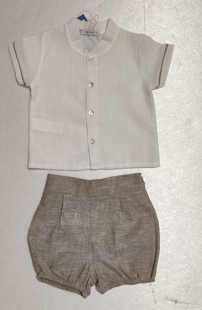 completo neonato lino