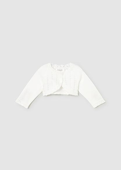 cardigan neonata corto