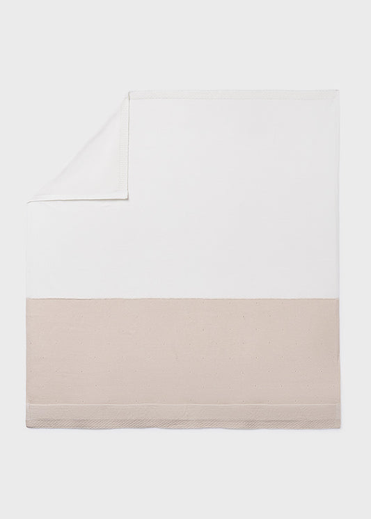 copertina neonato tricot