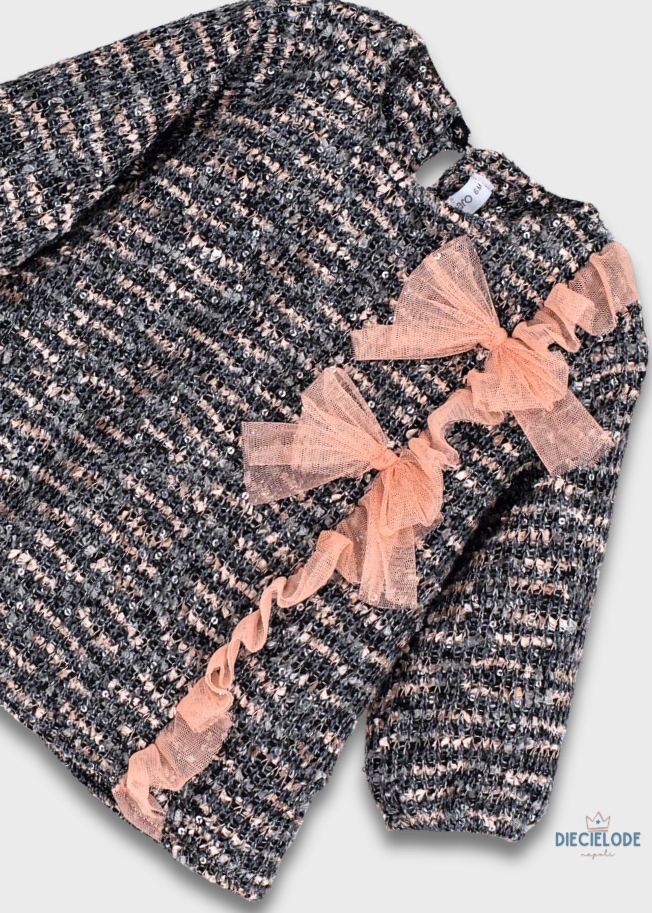 completino neonata tartan coulotte