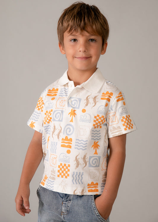 maglia polo bimbo m/corta
