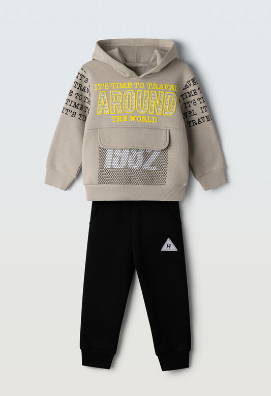 completo bimbo felpa cappuccio