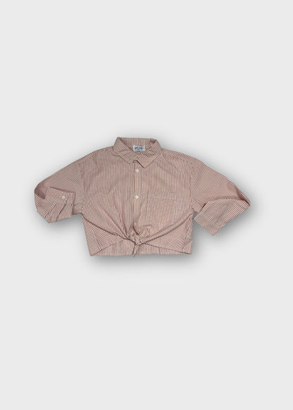 camicia bimba rigato m/lunga